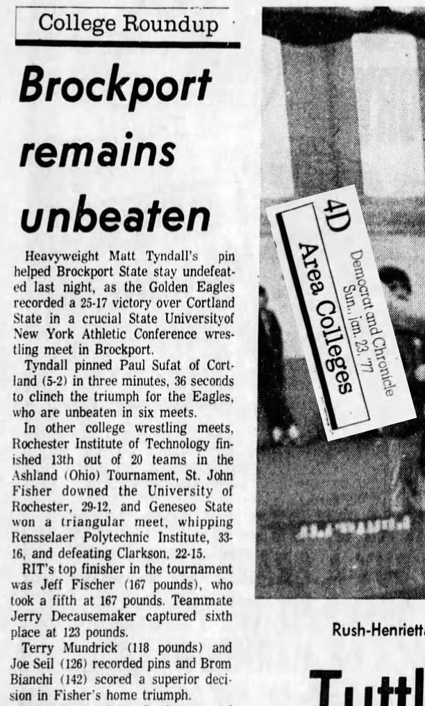 Brockport remains unbeaten