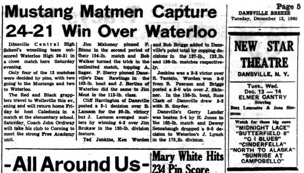 Mustang Matmen Capture 24-21 Win Over Waterloo