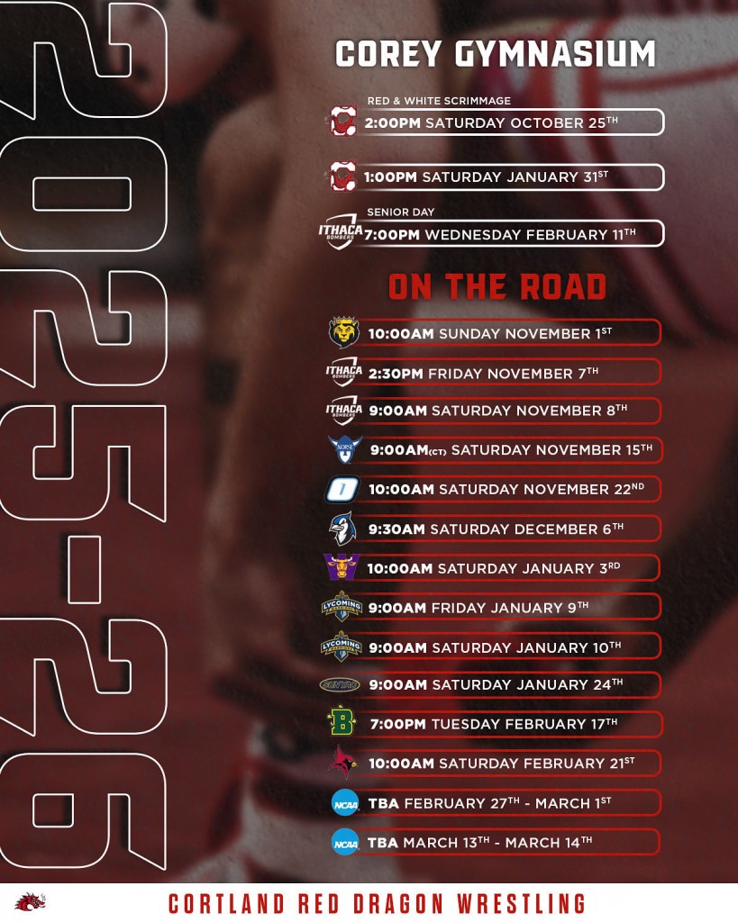 2025-2026 Cortland Red Dragons