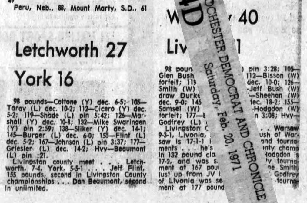 Letchworth 27, York 16