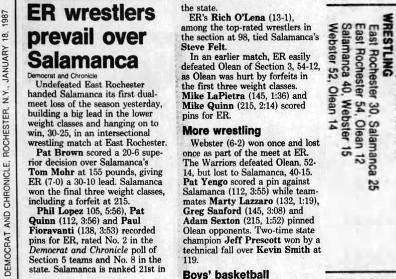 In an earlier match...