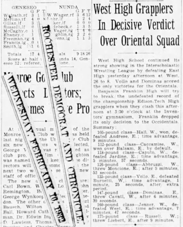 West High Grapplers In Decisive Verdict Over Oriental Squad