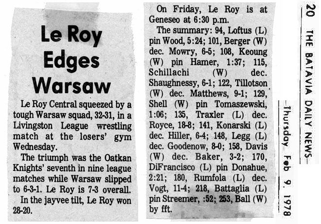 Le Roy Edges Warsaw