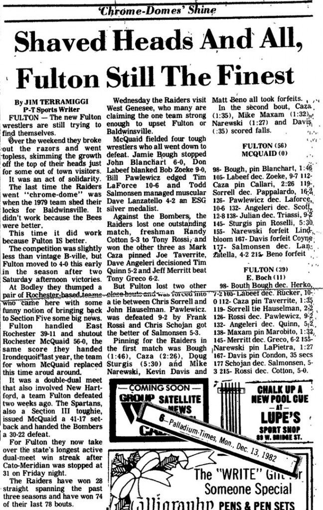 Shaved Heads and All, Fulton Still the Finest