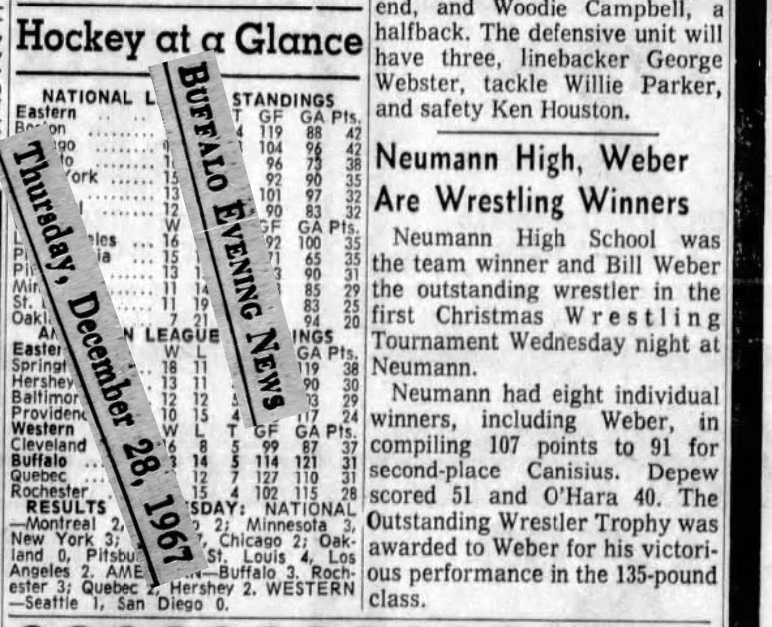Neumann High, Weber Are Wrestling Winners