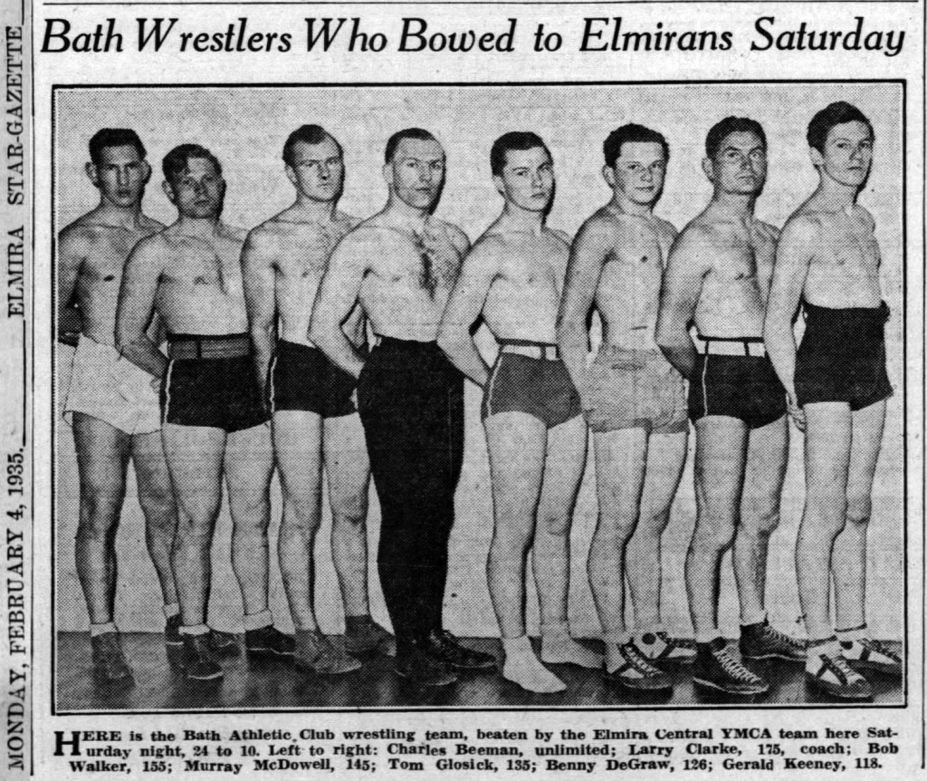 1934-1935 Bath AC Wrestlers