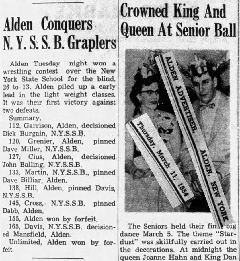Alden Conquers N.Y.S.S.B. Grapplers