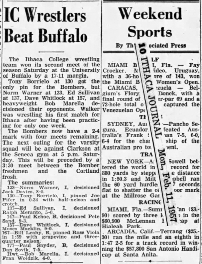 IC Wresters Beat Buffalo