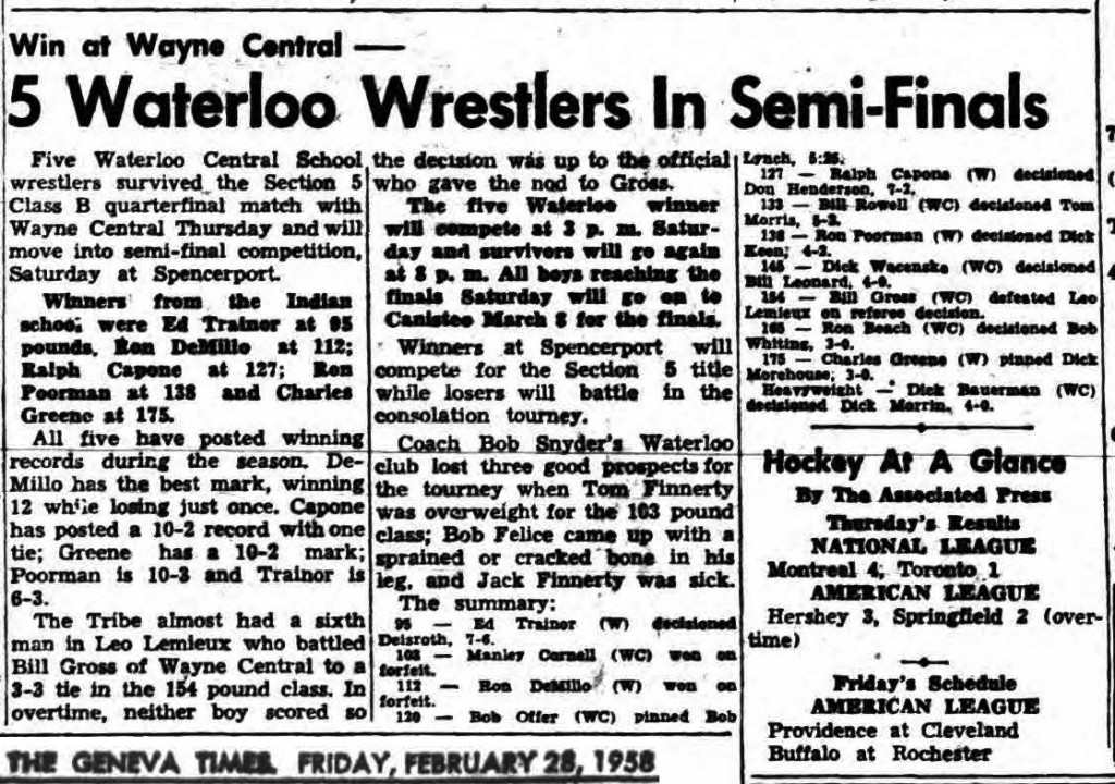 5 Waterloo Wrestlers In Semi-Finals