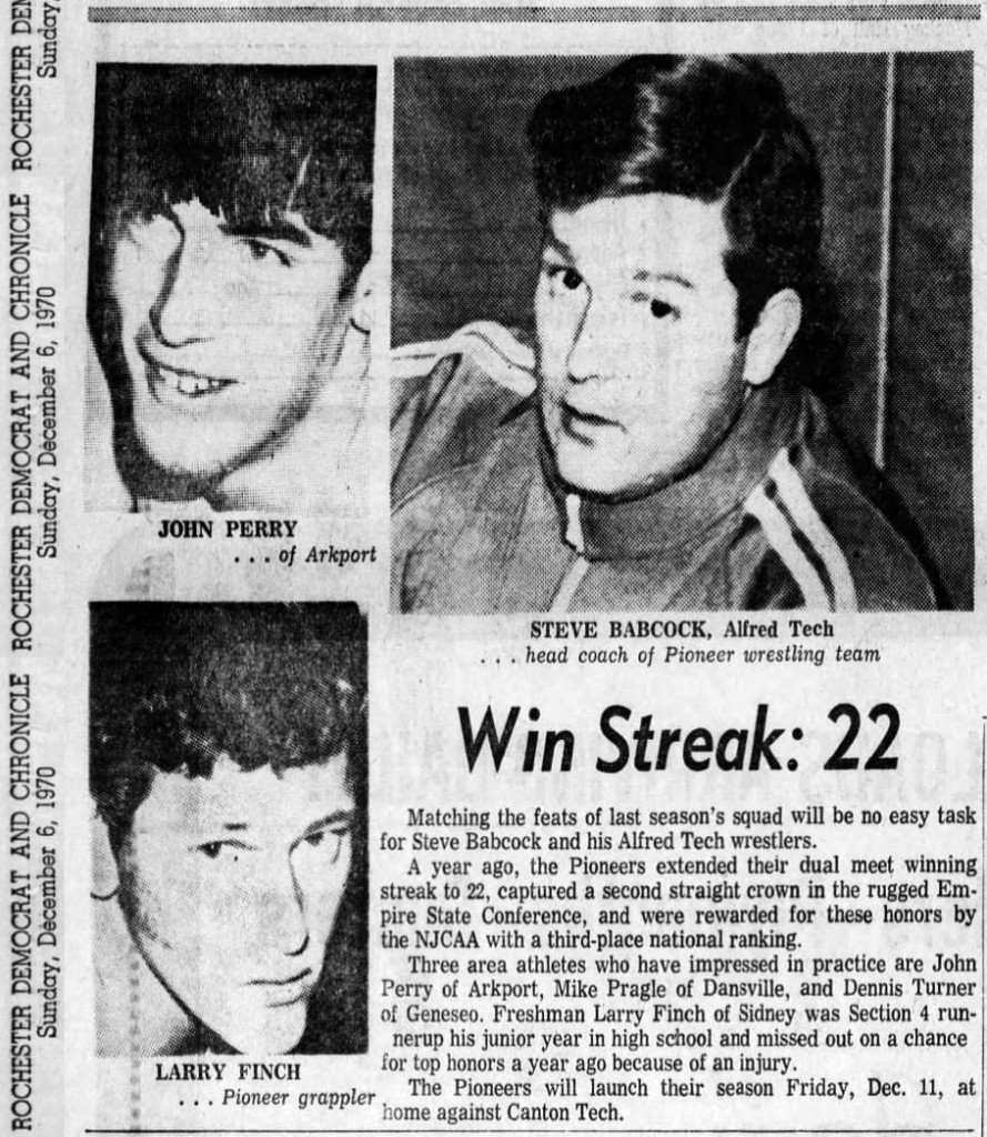 Alfred Tech Win Streak: 22