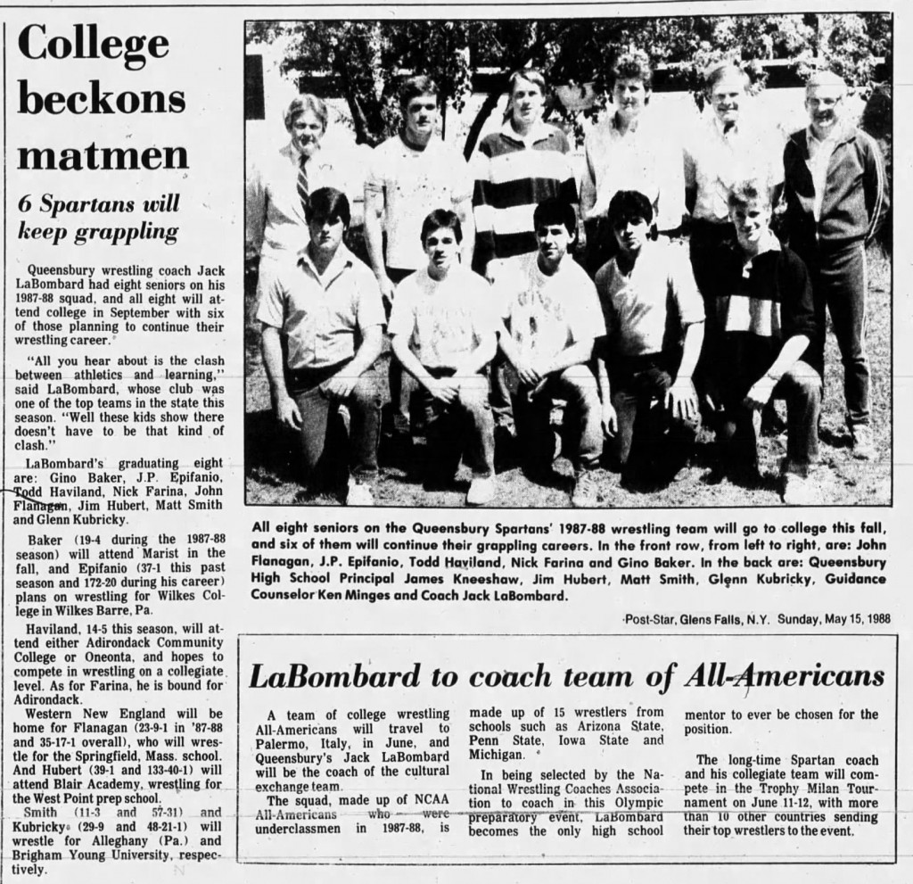 College beckons matmen