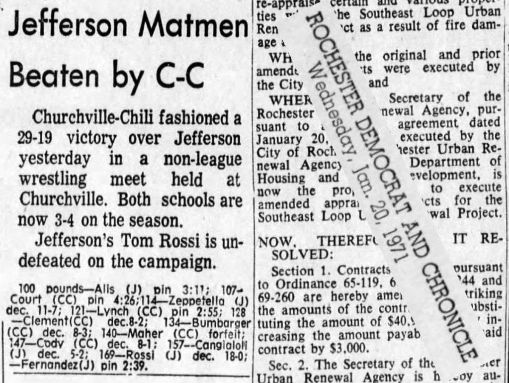 Jefferson Matmen Beaten by C-C