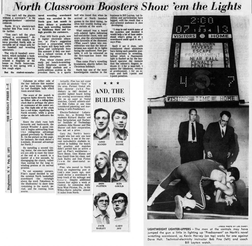 North Classroom Boosters Show 'em the Lights