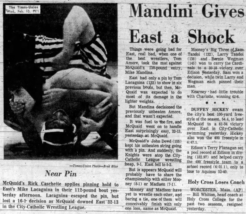 Mandini Gives East a Shock