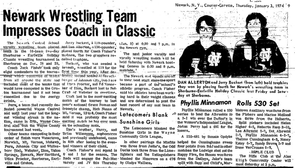 Newark Wrestling Team Impresses Coach in Classic