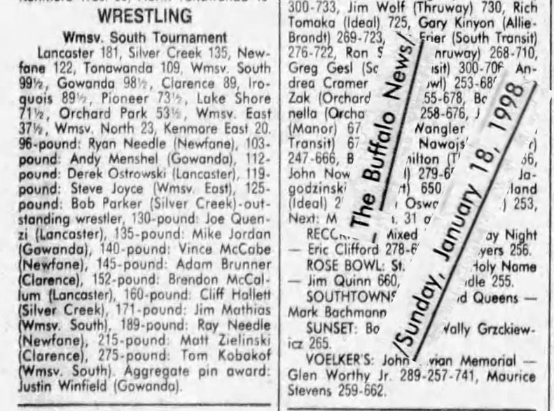 Wmsv. South Tournament