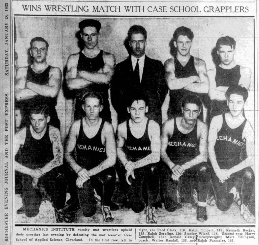 Wins Wrestling Match With Case School Grapplers